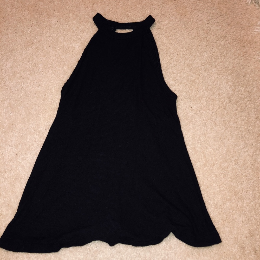 black halter top